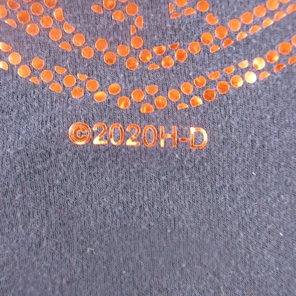 Harley-Davidson Shirt Womens Large Black‎ Long Sleeve Rhinestone Logo Biker